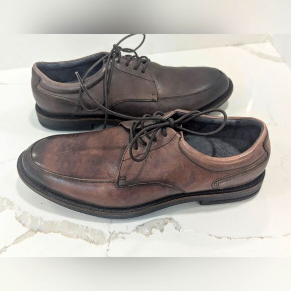 New Abeo Bio Shoes Brown Oxford Lace Up Leather Dress Casual Comfort Size 9 Walk main image 7
